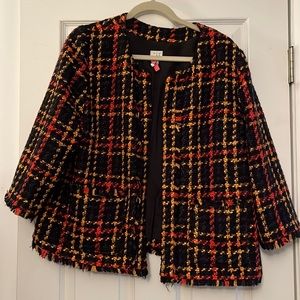 A new day cropped tweed blazer